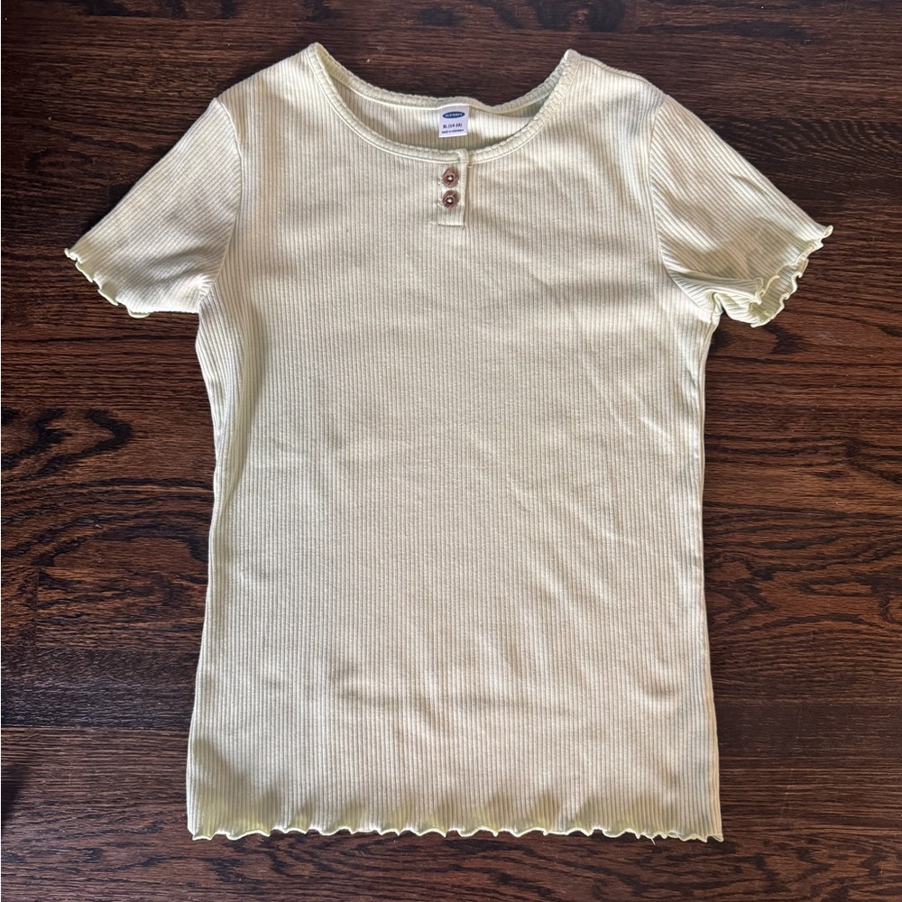 Old Navy Light Light green Short Sleeve Top